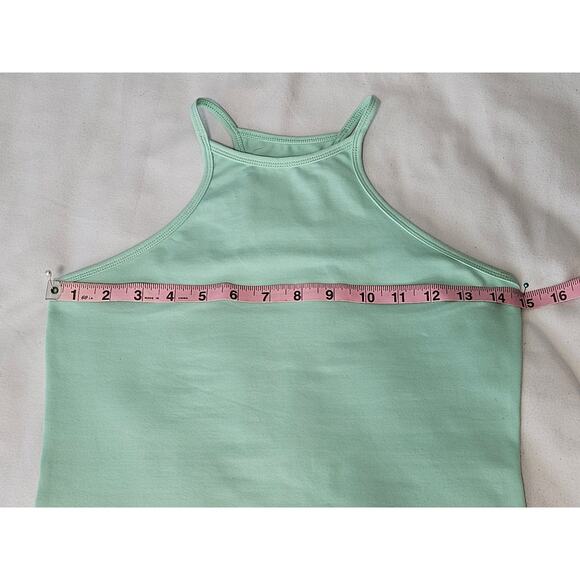 BUFFBUNNY WOMEN'S MINT GREEN RACERBACK TANK – SIZE SMALL – STRETCH FIT - Picture 7 of 11